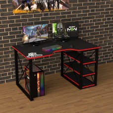 Геймерский стол Rasin Loft-15 черный + красный Тиса