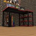 Геймерский стол Rasin Loft-15 черный + красный Тиса Геймерский стол Rasin Loft-15 черный + красный Тиса