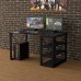 Геймерский стол Rasin Loft-15 черный Тиса Геймерский стол Rasin Loft-15 черный Тиса