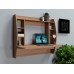 Навесной компьютерный стол AirTable-I Comfy-Home орех