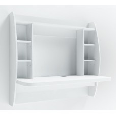 Навесной компьютерный стол AirTable-I Comfy-Home белый
