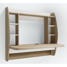 Навесной компьютерный стол AirTable-I Comfy-Home дуб сонома