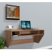 Навесной компьютерный стол AirTable-II Mini Comfy-Home орех Навесной компьютерный стол AirTable-II Mini Comfy-Home орех