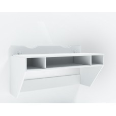 Навесной компьютерный стол AirTable-II Mini Comfy-Home белый