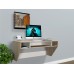 Навесной компьютерный стол AirTable-II Mini Comfy-Home дуб сонома + белый Навесной компьютерный стол AirTable-II Mini Comfy-Home дуб сонома + белый