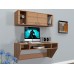 Навесной компьютерный стол AirTable-II Kit Comfy-Home орех Навесной компьютерный стол AirTable-II Kit Comfy-Home орех