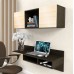 Навесной компьютерный стол AirTable X1 Kit Comfy-Home венге+дуб молочный