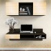 Навесной компьютерный стол AirTable X1 Kit Comfy-Home венге+дуб молочный