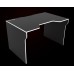 Геймерский стол Comfy-Home Lyu Kan черный с белой кромкой Геймерский стол Comfy-Home Lyu Kan черный с белой кромкой