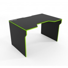 Геймерский стол Comfy-Home Lyu Kan черный с кромкой лайм