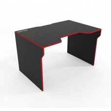 Геймерский стол Comfy-Home Lyu Kan черный с красной кромкой