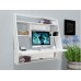 Навесной компьютерный стол AirTable-III Comfy-Home белый