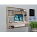 Навесной компьютерный стол AirTable-III Comfy-Home дуб сонома + белый Навесной компьютерный стол AirTable-III Comfy-Home дуб сонома + белый