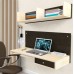 Навесной компьютерный стол AirTable R1 Kit Comfy-Home венге+дуб молочный