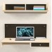 Навесной компьютерный стол AirTable R1 Kit Comfy-Home венге+дуб молочный