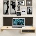 Навесной компьютерный стол AirTable R1 Mini Comfy-Home венге+дуб молочный