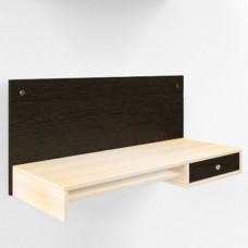 Навесной компьютерный стол AirTable R1 Mini Comfy-Home венге+дуб молочный