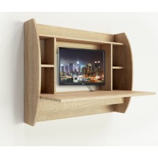 Навесной компьютерный стол AirTable Eco Comfy-Home дуб сонома