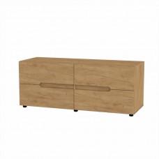 Тумба под ТВ Компанит МС ТВ-5 дуб крафт золотой