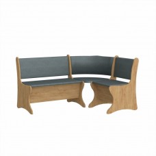 Кухонный уголок Компанит Италия дуб крафт золотой + серый