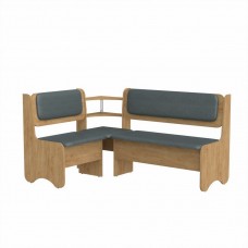 Кухонный уголок Компанит София дуб крафт золотой + серый