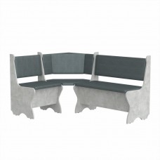 Кухонный уголок Компанит Кипр ателье светлый + серый Кухонный уголок Компанит Кипр ателье светлый + серый