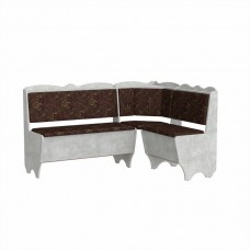 Кухонный уголок Компанит Родос ателье светлый + Бостон chocolate Кухонный уголок Компанит Родос ателье светлый + Бостон chocolate