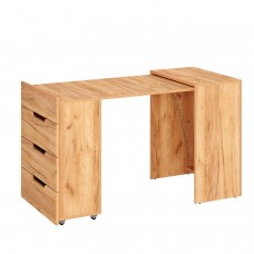 Письменный стол-трансформер-2 Компанит дуб крафт золотой Письменный стол-трансформер-2 Компанит дуб крафт золотой
