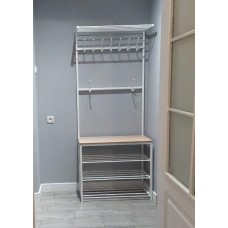 Прихожая CHC2 J4 80 LOFT ДСП Метакам белый + дуб сонома