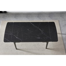Стол Bonn Ceramic черный мат Intarsio