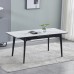 Стол Berlin Ceramic белый глянец Intarsio