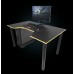 Геймерский стол Gamer-3 Zeus черный с желтой кромкой Геймерский стол Gamer-3 Zeus черный с желтой кромкой